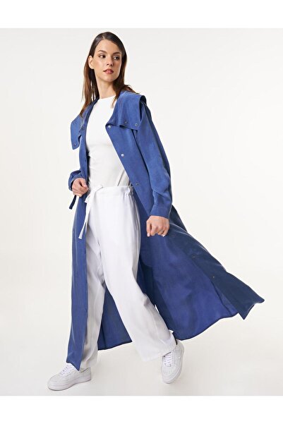 Kayra Çıt Çıt Kapamalı Lyocell Giy Çık İndigo