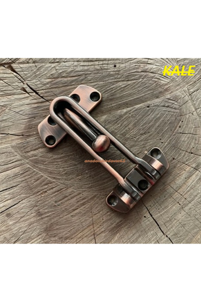 KALE Antik Bakır Bronz Çelik Kapı Emniyet Kelepçesi Emniyet Aparatı