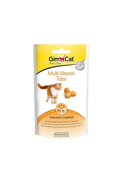 Gimcat أقراص جيم كات متعددة الفيتامينات للقطط - 40 غرام