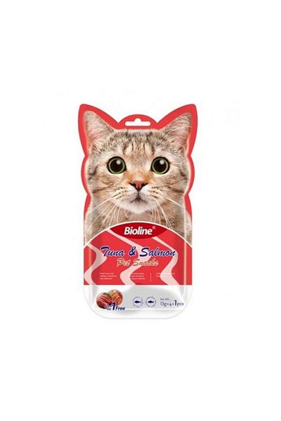 Bioline Tuna & Salmon Cat Treats - 5 pcs x 15g