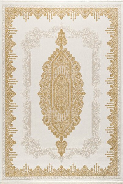 Bahariye Halı Bahariye Simge - Simge B783 Beyaz Sarı