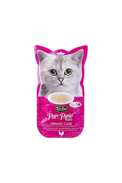 Kit Cat كيت كات بور بيوري بلس دجاج وتوت بري (للعناية بالمسالك البولية)