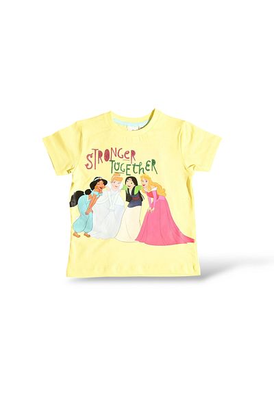PRİNCESS MIX PRINCESS GIRL SHORTSLEEVE PAJAMA SETS