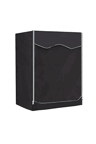 Choice 60x65x85 سم أسود 210D غطاء مقاوم للماء مطلي بالفضة واقٍ من الشمس لغسالة التحميل الأمامي