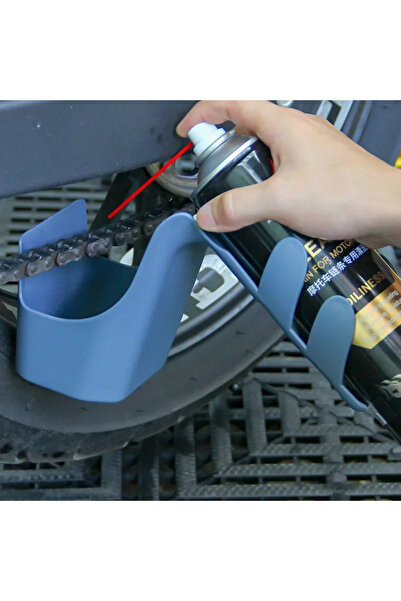 Choice أداة تنظيف سلسلة الصندوق المقاومة لرذاذ الزيت أداة مضادة لرذاذ زيت السلسلة تستخدم على نطاق واسع للدراجات النارية...