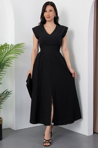PULLIMM Rochie cu decolteu în V cu talie elastică NY4568