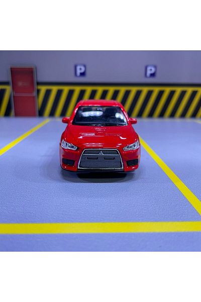 TRUST STORE Lancer Evo X 1/36 Scale Welly Diecast Metal Model Car Toy Car Pull Drop Red