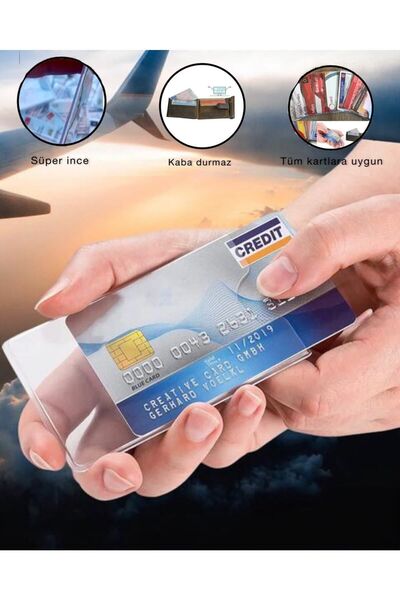 Gempo 5 τμχ Preminum Minimalist Super Slim Νέας γενιάς Προστατευτική θήκη κάρτας για όλες τις κάρτες