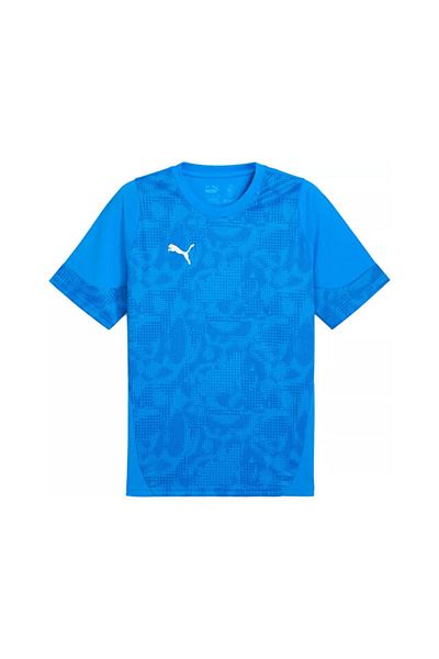 Puma Ανδρικό μπλουζάκι ποδοσφαίρου Teamcup Training Jersey 65916702   Μπλε