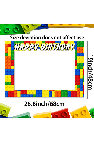 Choice مجموعة 1 من لوازم حفلات LaVenty Building Blk، ديكور حفلات أعياد الميلا...
