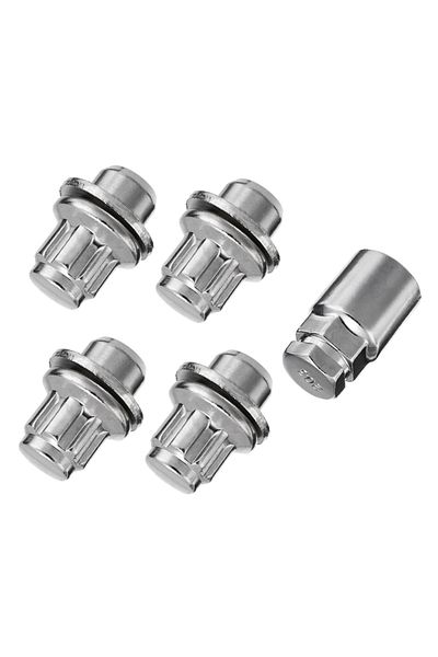 Choice 5Pcs Wheel Lug Bolt Stud Nut Car Locking Wheel Bolt Nuts M12 x 1.5 For Toyota Aluminum Alloy Whee...