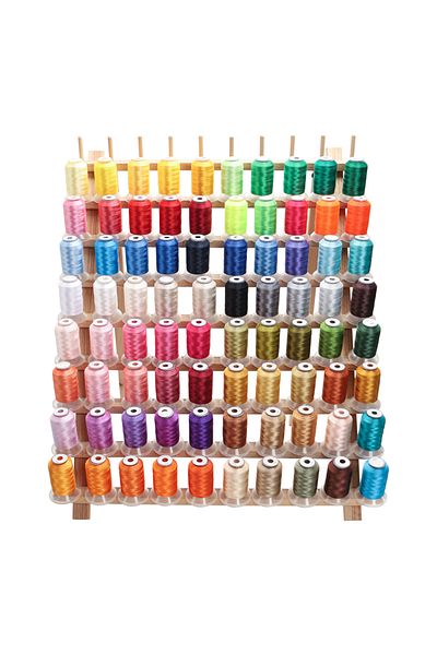 Choice 80 Colors Set 80 Madeira Colors Set Premium Polyester Embroidery Thread 500M (550Y) Each Spool Broth