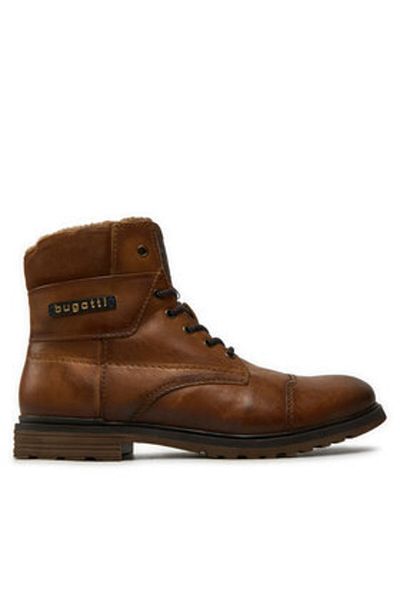 BUGATTI Men's Boots brown BUGATTI-325A0U593500 6300 COGNACK