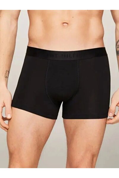 Tommy Hilfiger 3P TRUNK Pánské černé boxerky - UM0UM02760