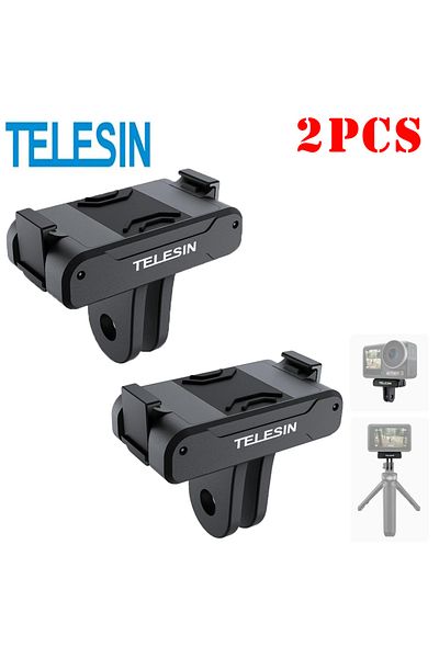 Choice Two Claw Adapter-2 Telesin Magnetic Two Claw Adapter Action Camera Accessories For Dji Osmo Action 3