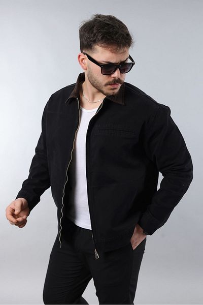 LTC Jeans Ανδρικό τζιν μπουφάν με κανονική εφαρμογή Garni με φερμουάρ