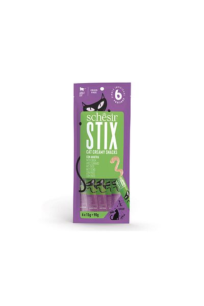 Schesir Cat Stick Tavuklu Sıvı Kedi Ödül Maması 6 Adet 15 gr