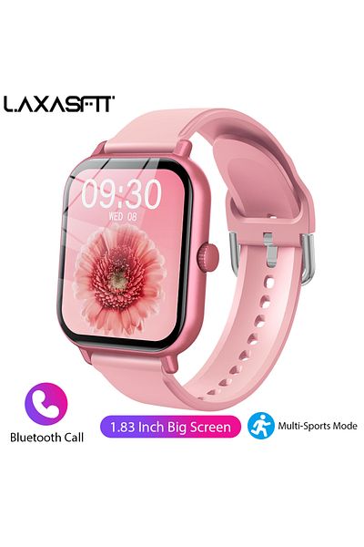LAXASFIT Purple LAXASFIT 2025 New Bluetooth Answer Phone Smart Watch Men's Touch Talk Fitness Tracker Women's