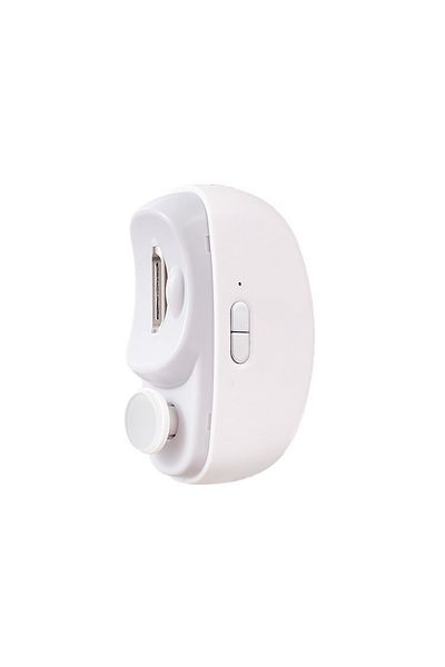 Choice WHITE Electric Nail Clipper Grinding and Polishing 2 in 1 Multifunctional Portable Automatic Nail Gr