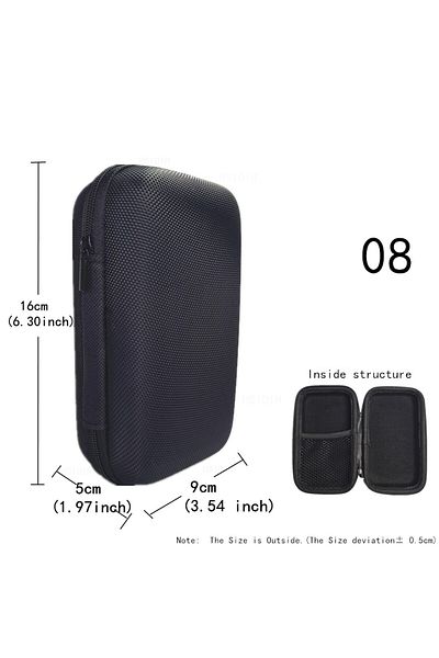 Choice 08 Digital Multimeter Electronic Products Box EVA Earphone Bag Case Portable Storage Bags Car Repai