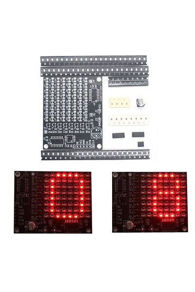 Choice 64 Led Smd Dot Matrix Advertising Screen Welding Practice Kit 0-9 Digital Display Fun Diy Electro...