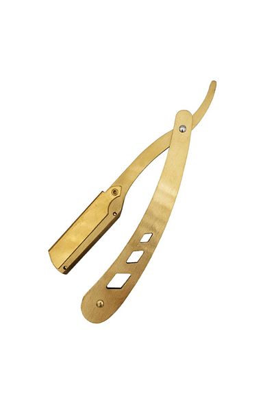 YINTAL rainbow color Men's Straight Hairdresser Razor Hair Removal Shaving Armpit Hair Pubic Hair Folding R
