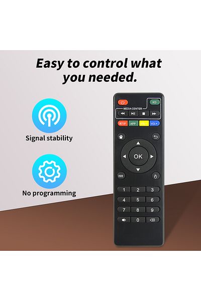 Choice black X96 Mini Replaced Universal Android TV Box Remote Control,for MXQ Pro 4K,T95M,T95N,T95X,MX9,H9