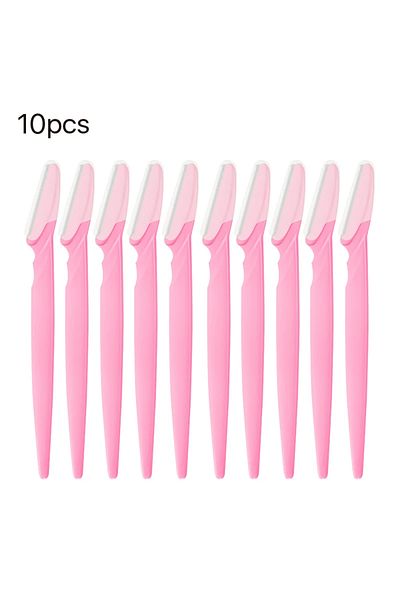 Choice 10pcs Eyebrow Trimmer Blade Shaver Portable Face Razor Eye Brow Epilation Hair Removal Cutters Safet