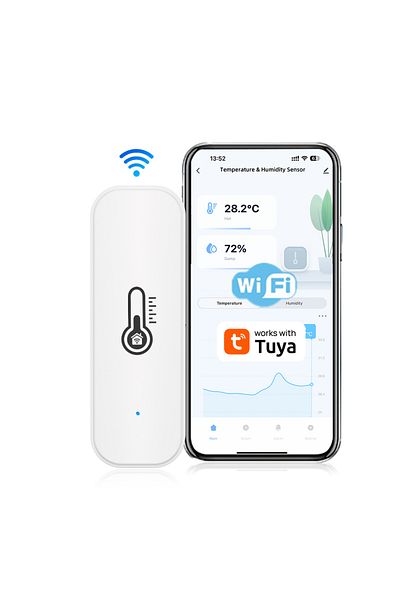 Choice WiFi WiFi Temperature Humidity Sensor Tuya APP Remote Monitor For Smart Home Var SmartLife Work With