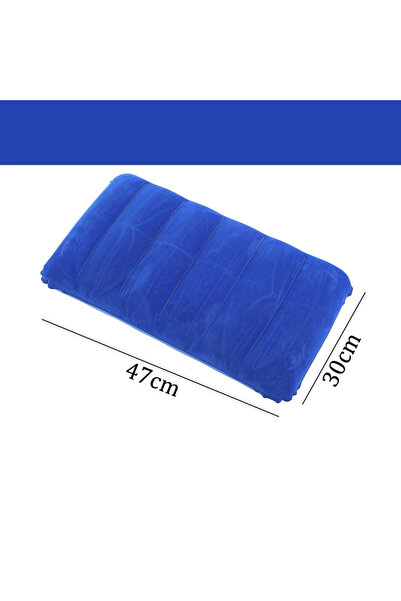Choice3 1pc-dark blue Air Cushion Pillows Outdoor Camping Folding Square lnfl...
