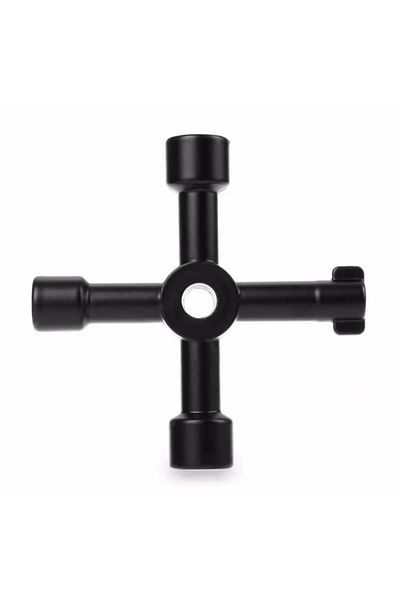 Choice 4 In 1 Multifunction Electrician Plumber Utility Cross Switch Wrench Universal Square Triangle Ke...