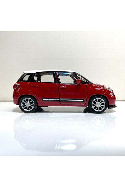TRUST STORE 2013 Fiat 500L 1/36 Scale Welly Diecast Metal Model Car Toy Car Red