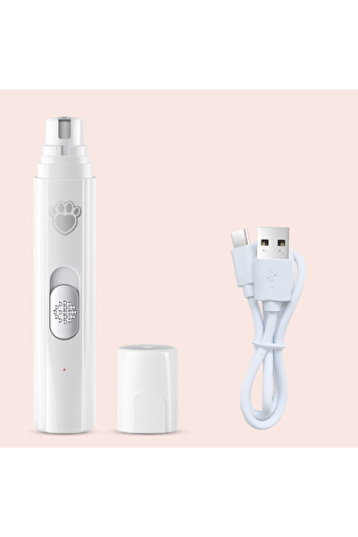 Choice1 MJ001 مبرد أظافر كهربائي للكلاب مع عجلة تلميع وإضاءة LED ومبرد أظافر ...