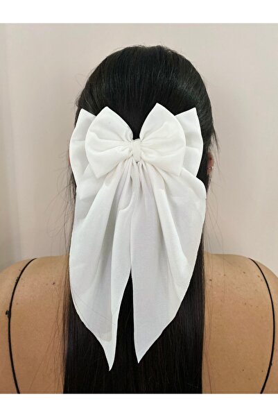 WhiteArt Elegant Large Double Layer Automatic Long Size Bow Buckle