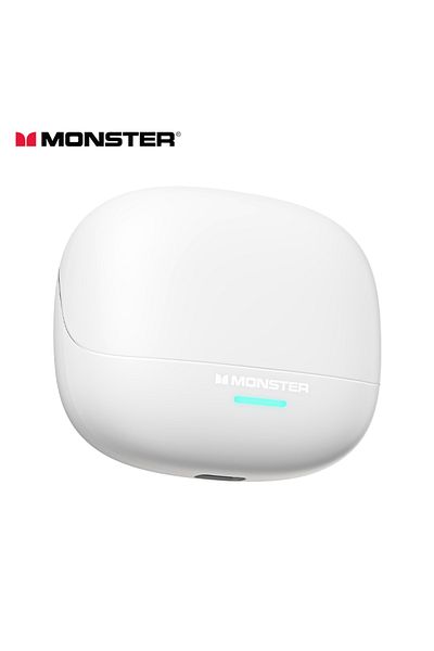 MONSTER White Monster MQT52 TWS Bluetooth 5.4 Earphones Gaming Noise Reduction Headphones Running Sports Ear