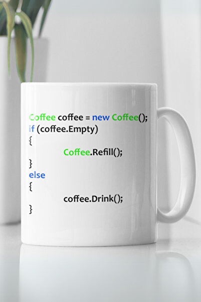 qoeuyl boutique Coffee Yazılımcı Mühendis Java Eğlenceli Hediye Baskılı Kupa Bardak