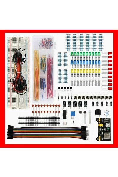 Choice Electronic Components Electrolytic Capacitor Resistor led 830 Hole Breadboard Kit MB-102 for UNO ...