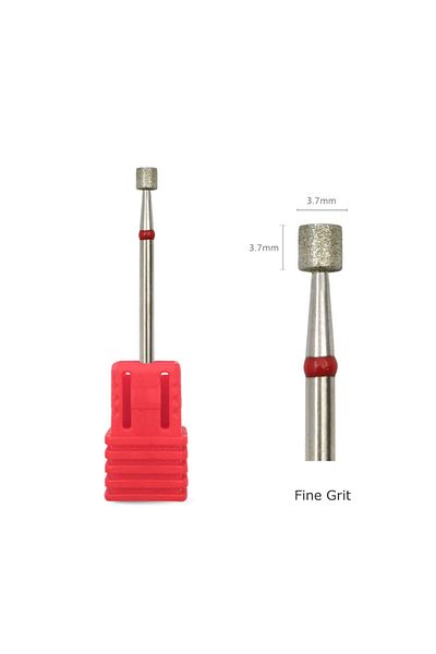 Choice F Hytoos Russian Diamond Nail Drill Bit, Barrel Cuticle Burr, Electric Manicure Drills Accessories .