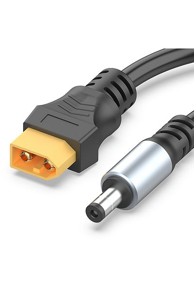 Choice كابل طاقة محول من ذكر Xt-60 إلى تيار مستمر 16AWG Xt60 أنثى إلى ذكر DC5521 بطول 0.5 متر لمحطة الطاقة الشمسية A