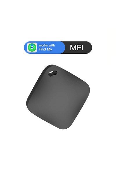 Choice Black Smart GPS Tracker Works With Apple Find My APP iTag Pet Kids Luggage Key Tracking Global Accur