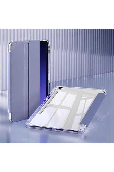 Choice جراب A9 Plus 11 بوصة رمادي أزرق لهاتف Samsung Tab S7 S8 S9 11 FE 10.9 Plus S10 12.4 بوصة جراب مغناطيسي ذكي