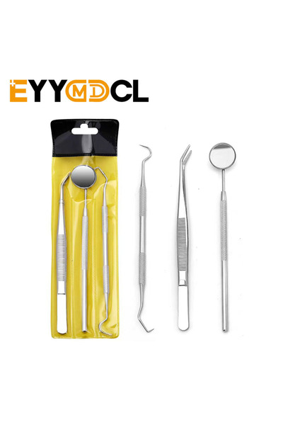 Choice مجموعة أدوات الأسنان المكونة من 3 قطع، مرايا الأسنان، نطاق الفم، الملق...