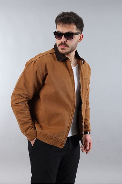 LTC Jeans Ανδρικό τζιν μπουφάν με κανονική εφαρμογή Garni με φερμουάρ