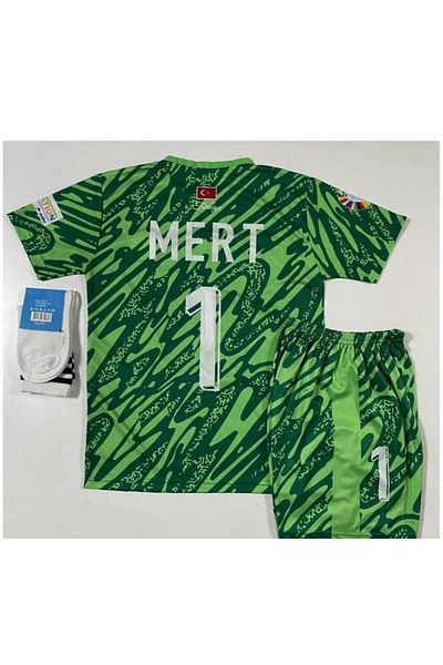 MONTENERO Turkey Euro 2024 Mert Günok Goalkeeper Kids Jersey Set of 4