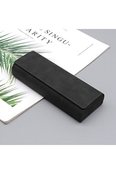 Choice حافظة نظارات سوداء صلبة للرجال والنساء، حافظة نظارات شمسية محمولة من ج...