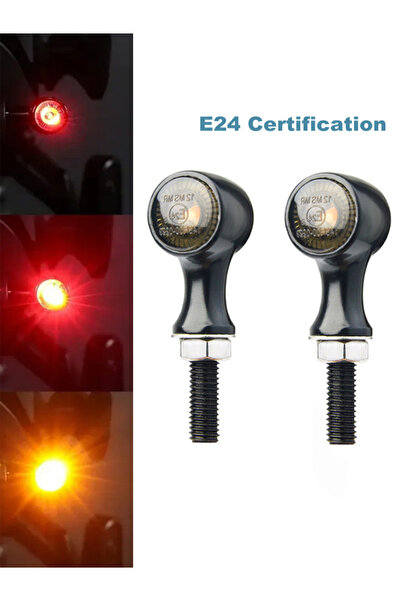 Choice أضواء إشارة الانعطاف الديناميكية الوامضة للدراجات النارية ذات 4 أسلاك،...