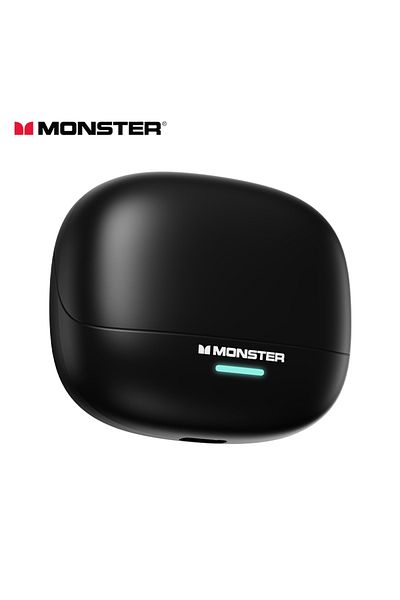 MONSTER Black Monster MQT52 TWS Bluetooth 5.4 Earphones Gaming Noise Reduction Headphones Running Sports Ear