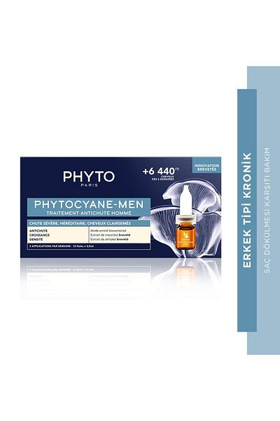Phyto Cyane Men Men's Hair Loss Care Serum - 12x3.5ml