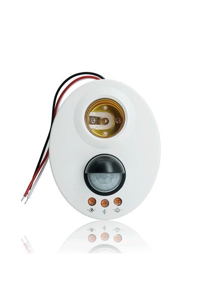 SENSKY 170~250vac E27 Infrared Light Lamp Holder Switch Pir Motion Sensor Adjustable Delay Base Holder