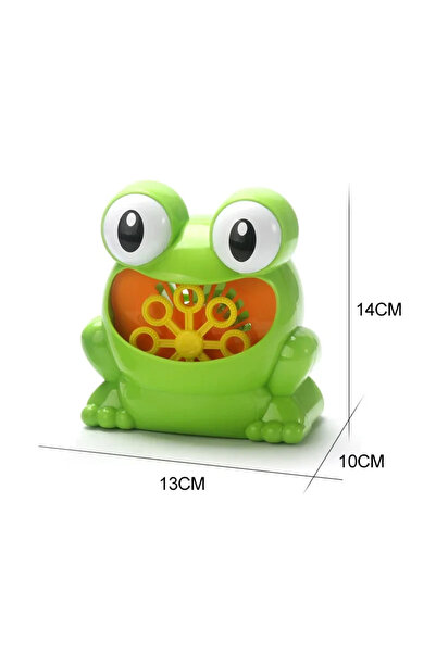 Choice آلة نفخ الفقاعات الأوتوماتيكية على شكل ضفدع لطيف ومضحك باللون الأخضر، ...